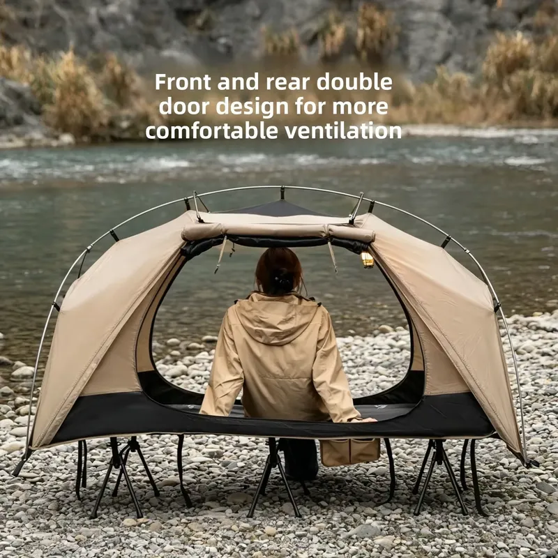 Bed Outdoor Camping - Одноместная палатка-кровать для кемпинга, многофункциональная, водонепроницаемая,