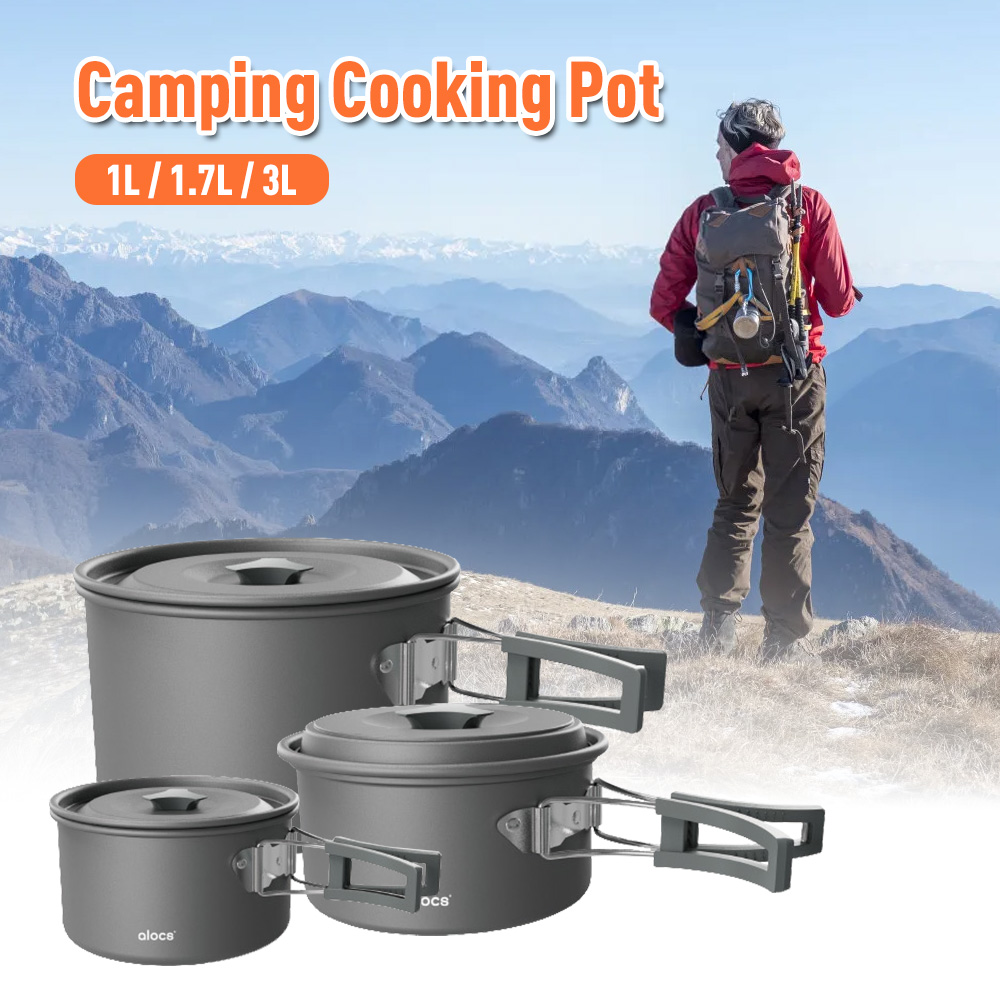 Outdoor Camping Dining Set - Походный котелок для варки пищи посуда