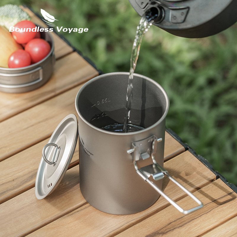 Титановая чашка Boundless Voya – обзор и цена Outdoor Camping Dining Set